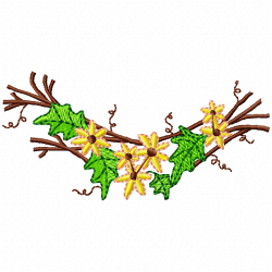 Flowers Embroidery Design 4